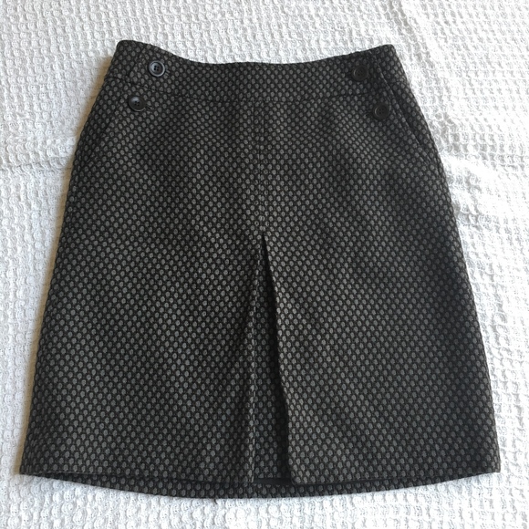 Ann Taylor Dresses & Skirts - Ann Taylor Split Pleat Wool Blend